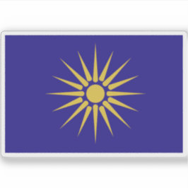Pegatina Bandera del Imperio de Macedonia