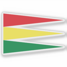 Pegatina Bandera del Imperio Etíope (1881-1889), Etiopía