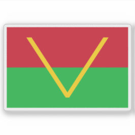 Pegatina Bandera del Kasai del Sur (1960–1962)