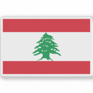 Pegatina Bandera del Líbano