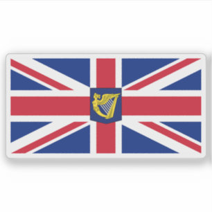 Pegatina Bandera del Lord Teniente de Irlanda