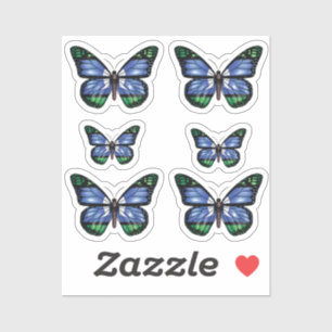 Pegatina Bandera del monarca de las mariposas de Torres