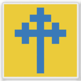 Pegatina Bandera del municipio de Köping (Suecia)