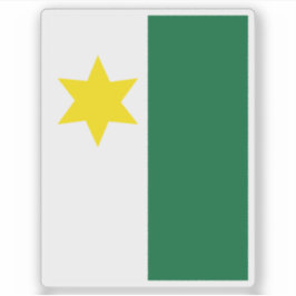 Pegatina Bandera del municipio de Planken, Liechtenstein