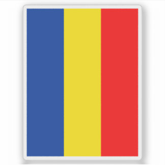 Pegatina Bandera del municipio de Ruggell, Liechtenstein