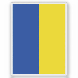 Pegatina Bandera del municipio de Triesenberg, Liechtenstei