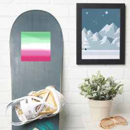 Pegatina Bandera del Orgullo Abrosexual de Gradiente