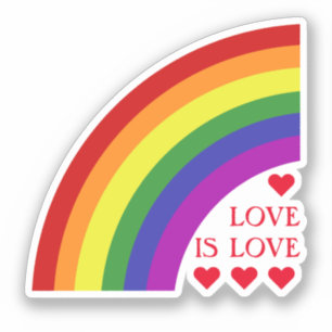 Pegatina Bandera del Orgullo Arcoiris