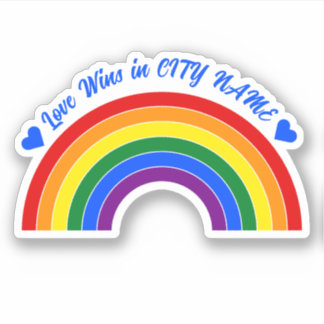 Pegatina Bandera del Orgullo Arcoiris