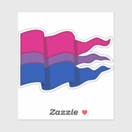 Pegatina Bandera del Orgullo Bisexual