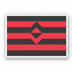 Pegatina Bandera del Orgullo del Puño