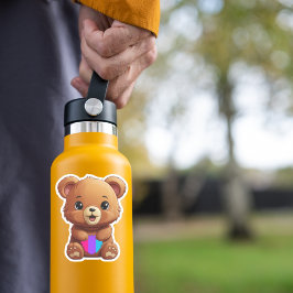 Pegatina Bandera del Orgullo Gay Cute Androgynous Sostengo 