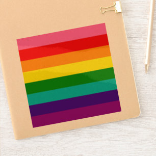 Pegatina Bandera del Orgullo Gay Gilbert Baker