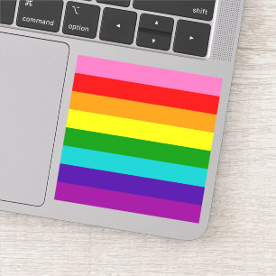 Pegatina Bandera del Orgullo Gay Gilbert Baker Pequeña Pla