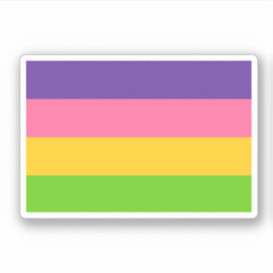 Pegatina Bandera del Orgullo Sáfico