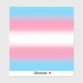 Pegatina Bandera del Orgullo Transgénero Gradiente - Bander