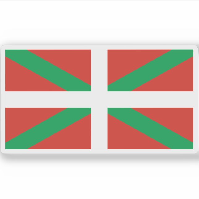 Pegatina Bandera del País Vasco (Anverso)