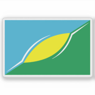 Pegatina Bandera del partido San Cayetano, Argentina