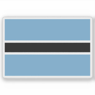 Pegatina Bandera del pueblo Batswana, Rep. de Sudáfrica