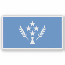 Pegatina Bandera del pueblo coreano, Micronesia, Oceanía