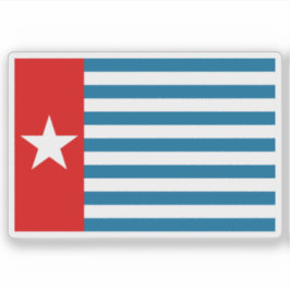 Pegatina Bandera del pueblo de Papúa Nueva Guinea