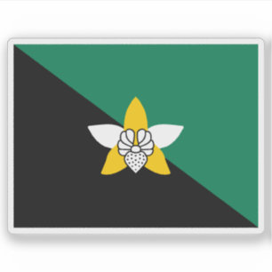 Pegatina Bandera del pueblo Enga, Papua Nueva Guinea, Ocean