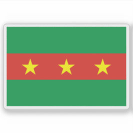 Pegatina Bandera del pueblo Ewe, Ghana