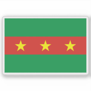 Pegatina Bandera del pueblo Ewe, Ghana