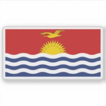 Bandera del pueblo I-Kiribati, Micronesia, Oceanía