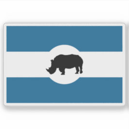 Pegatina Bandera del pueblo Lango, Uganda