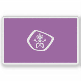 Pegatina Bandera del pueblo maorí, Polinesia, Oceanía