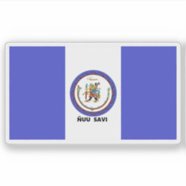 Pegatina Bandera del pueblo mixteco (mixtecos), México