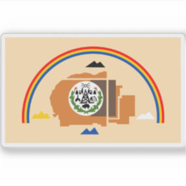 Pegatina Bandera del pueblo navajo, Estados Unidos