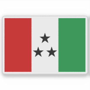 Pegatina Bandera del pueblo Ngäbe, Centroamérica