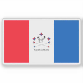 Pegatina Bandera del pueblo seri o comac, México