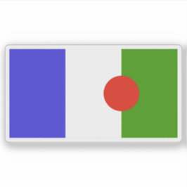 Pegatina Bandera del pueblo Twa