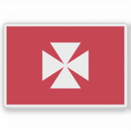 Pegatina Bandera del pueblo Wallisian (Uevan), Polinesia
