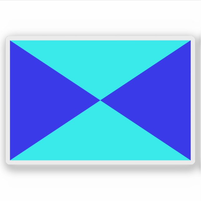 Pegatina Bandera del pueblo yenés (Anverso)