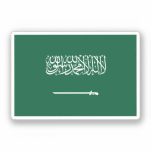 Pegatina Bandera del Reino de Arabia Saudita