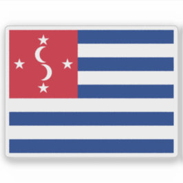 Pegatina Bandera del Reino de Samoa (1872-1873)