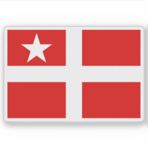 Pegatina Bandera del Reino de Samoa (1875-1886.1889-1900)