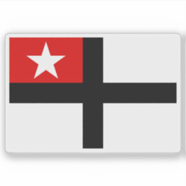 Pegatina Bandera del Reino de Samoa (1887-1889)