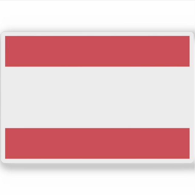 Pegatina Bandera del Reino de Tahití (Anverso)