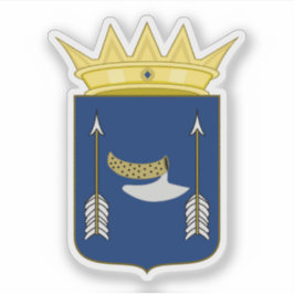 Pegatina Bandera del Reino (Imperio) de Mutapa, Zimbabue