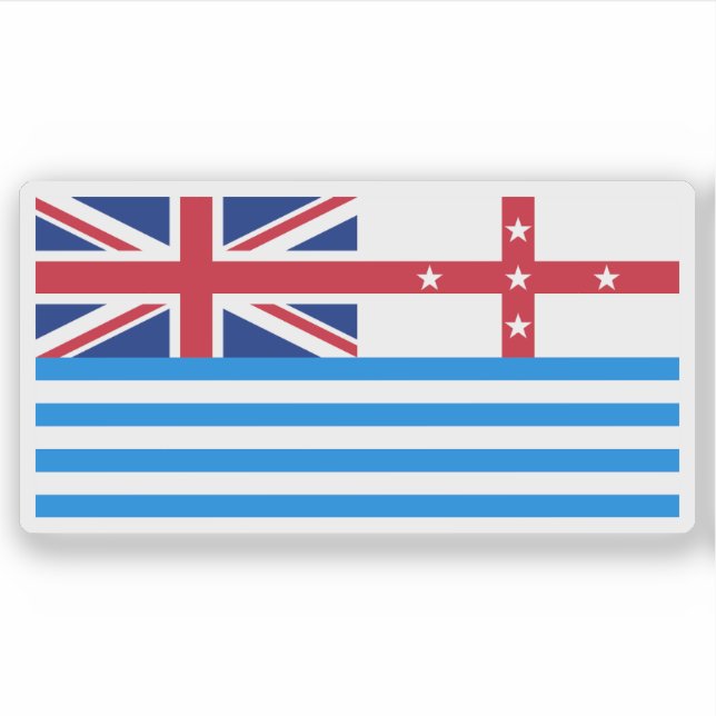 Pegatina Bandera del río Murray (bajo), Commonwealth Austra (Anverso)