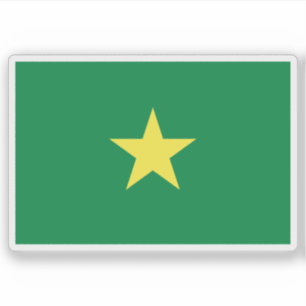 Pegatina Bandera del Senegal (1958-1959)