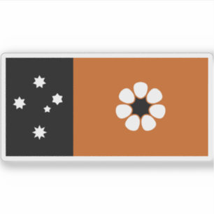 Pegatina Bandera del Territorio del Norte, Australia