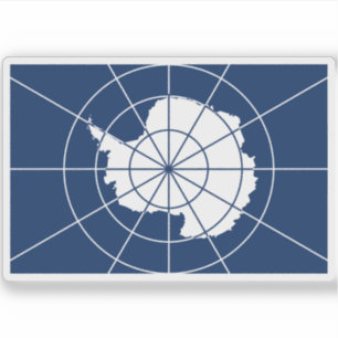 Pegatina Bandera del Tratado Antártico