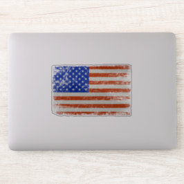 Pegatina Bandera estadounidense "Gloria vieja"