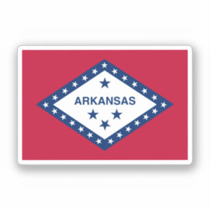 Pegatina Bandera estatal de Arkansas